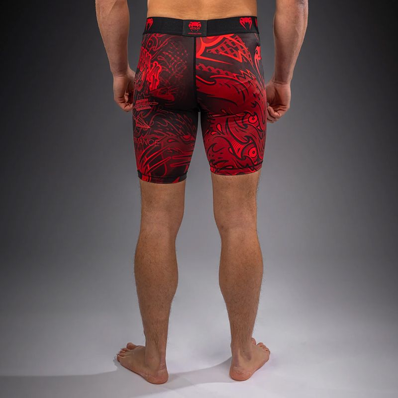 Pantaloncini da allenamento uomo Venum Wolf Attack Vale Tudo Shorts black/red 3