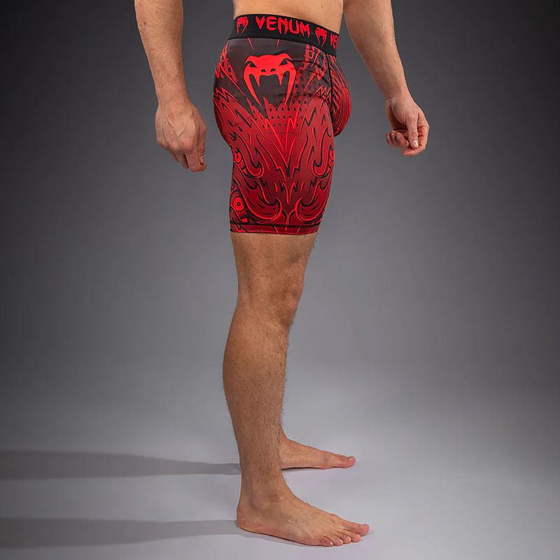 Pantaloncini da allenamento uomo Venum Wolf Attack Vale Tudo Shorts black/red 5