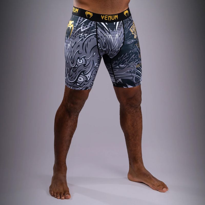 Pantaloncini da allenamento uomo Venum Wolf Attack Vale Tudo Shorts black/grey 2