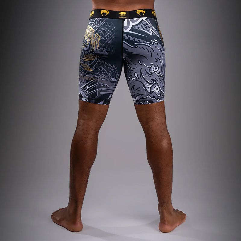Pantaloncini da allenamento uomo Venum Wolf Attack Vale Tudo Shorts black/grey 3