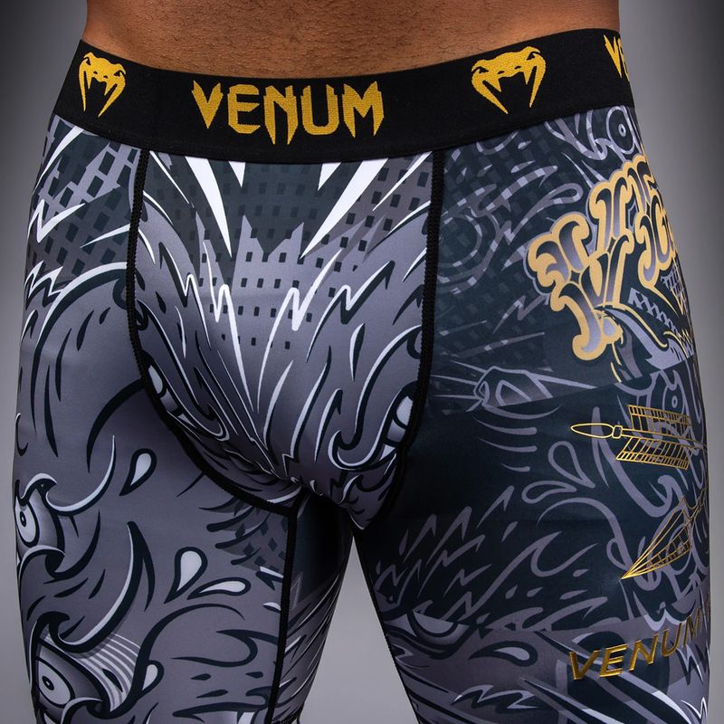 Pantaloncini da allenamento uomo Venum Wolf Attack Vale Tudo Shorts black/grey 5