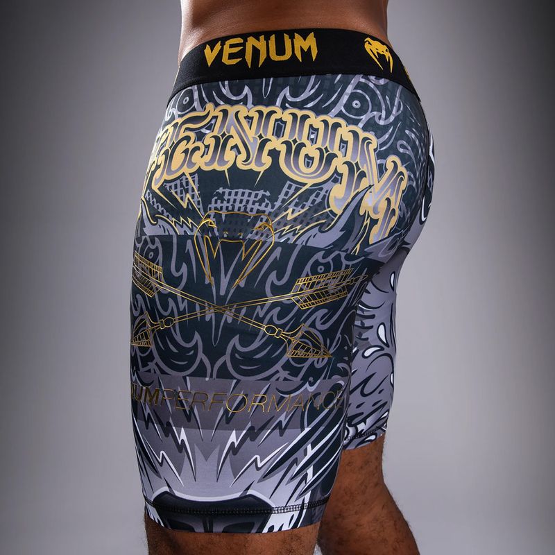 Pantaloncini da allenamento uomo Venum Wolf Attack Vale Tudo Shorts black/grey 7