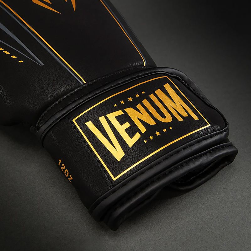 Guantoni da boxe Venum Streamline Boxing black/gold 3
