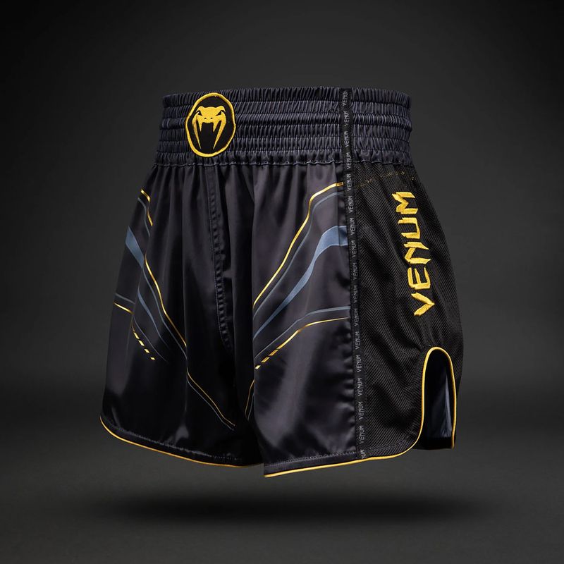 Pantaloncini da allenamento uomo Venum Streamline Muay Thai black/gold 4