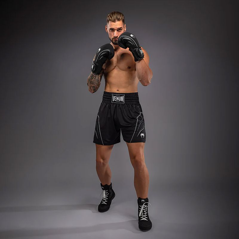 Pantaloncini da boxe da uomo Venum Streamline Boxing black/white 2