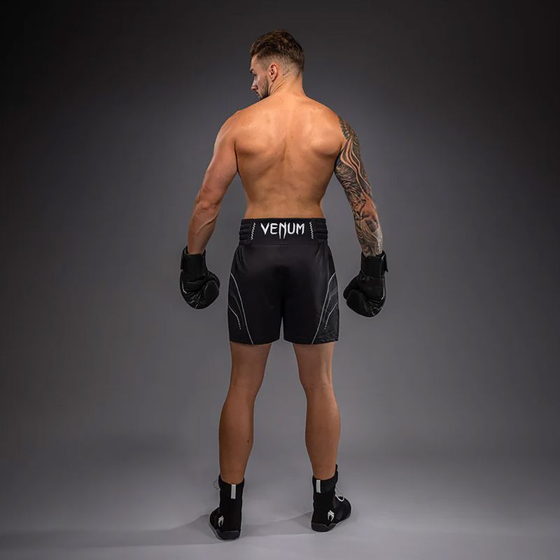Pantaloncini da boxe da uomo Venum Streamline Boxing black/white 3