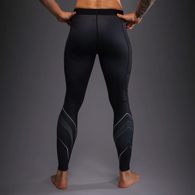 Leggings da allenamento uomo Venum Streamline Spats black/white 3