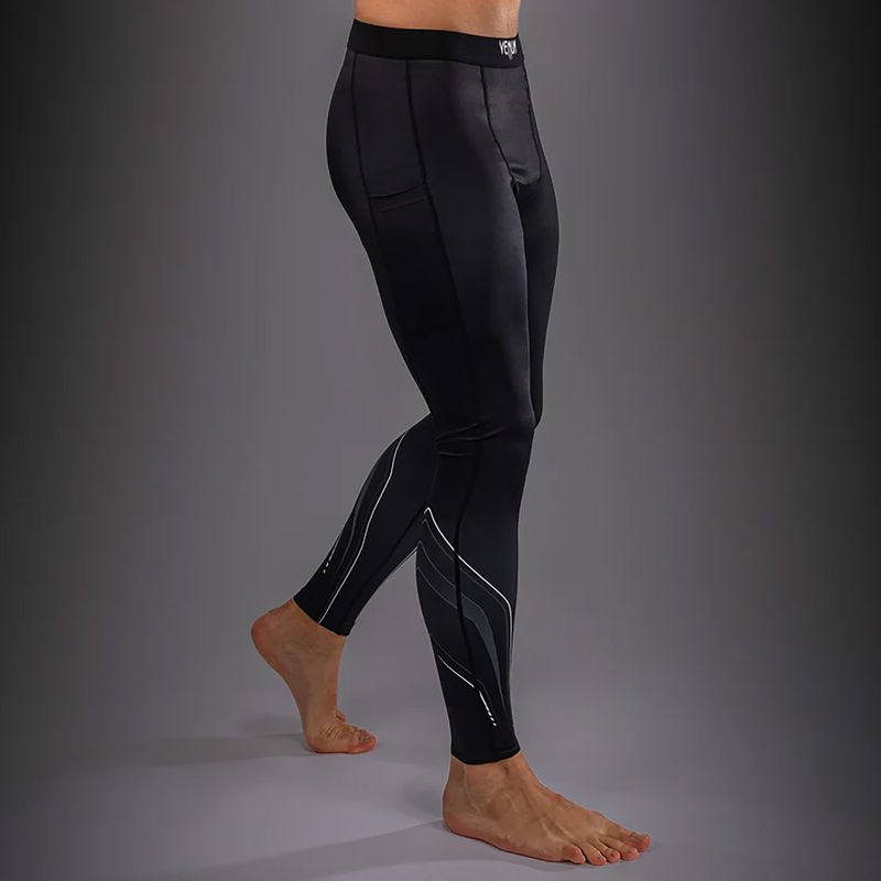 Leggings da allenamento uomo Venum Streamline Spats black/white 4