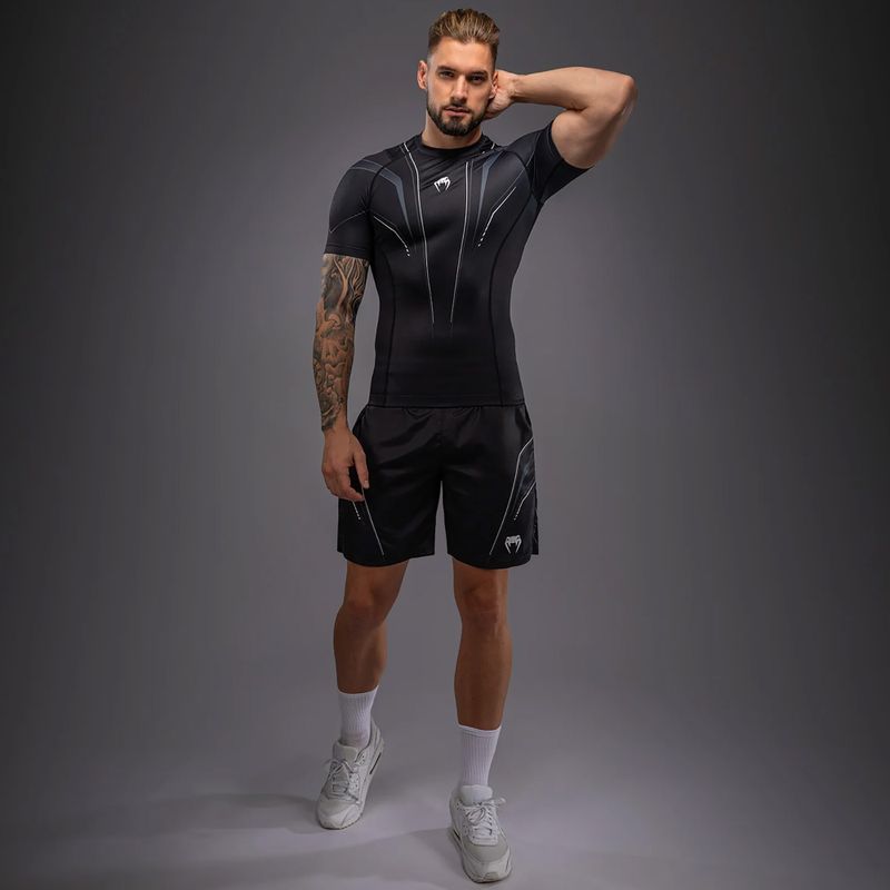 Rashguard da uomo Venum Streamline nero/bianco 2