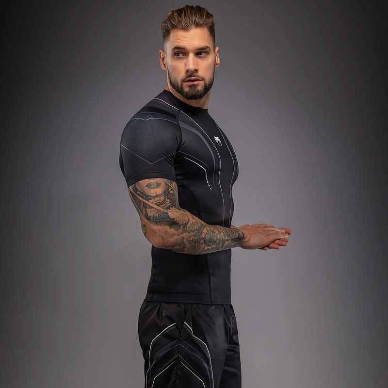 Rashguard da uomo Venum Streamline nero/bianco 6