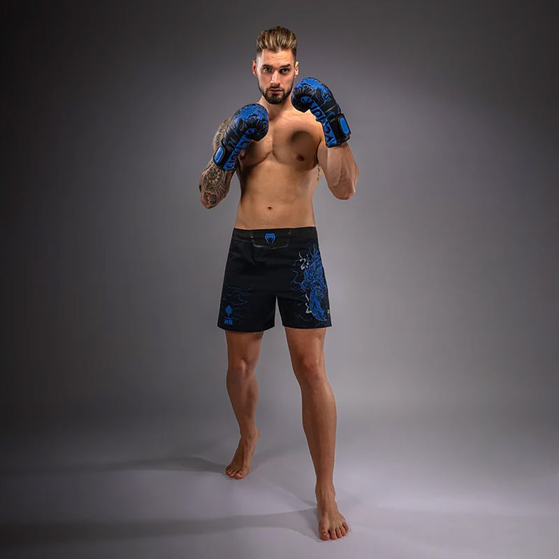 Pantaloncini da allenamento uomo Venum Thunder Dragon Black/Royal Blue 2