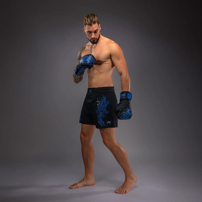 Pantaloncini da allenamento uomo Venum Thunder Dragon Black/Royal Blue 5