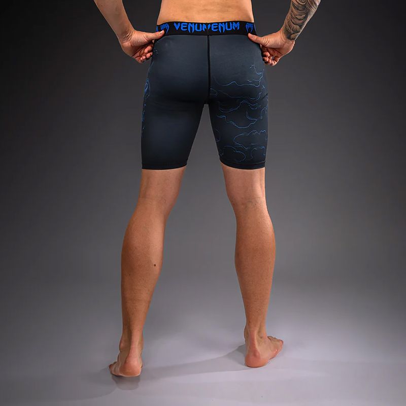 Pantaloncini da allenamento uomo Venum Thunder Dragon Vale Tudo Black/Royal Blue 3