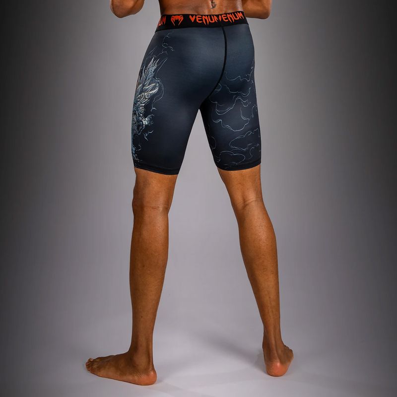 Pantaloncini da allenamento uomo Venum Thunder Dragon Vale Tudo Black/Grey/Copper 3