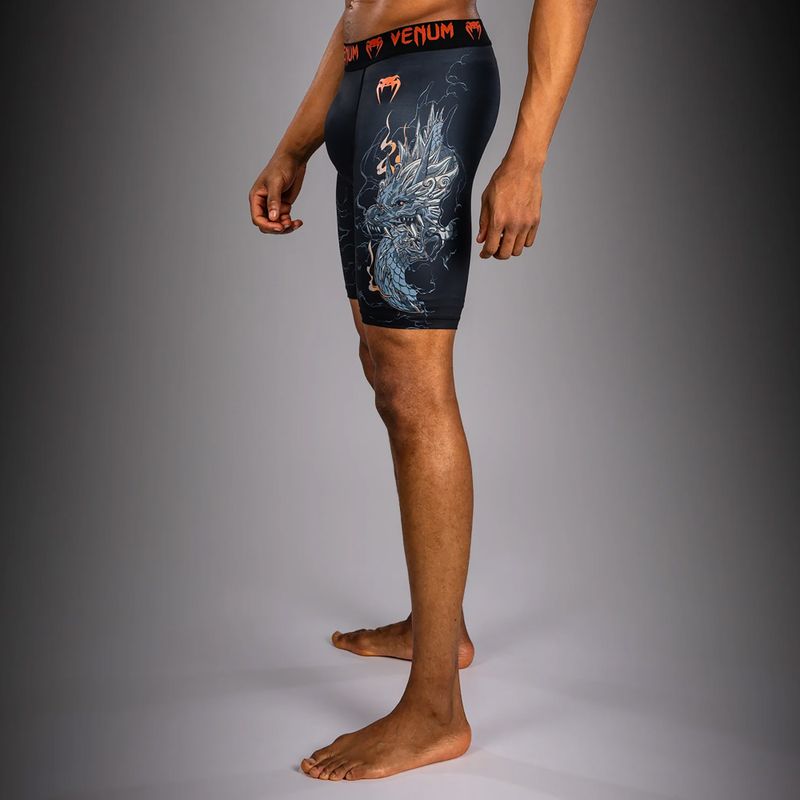 Pantaloncini da allenamento uomo Venum Thunder Dragon Vale Tudo Black/Grey/Copper 6
