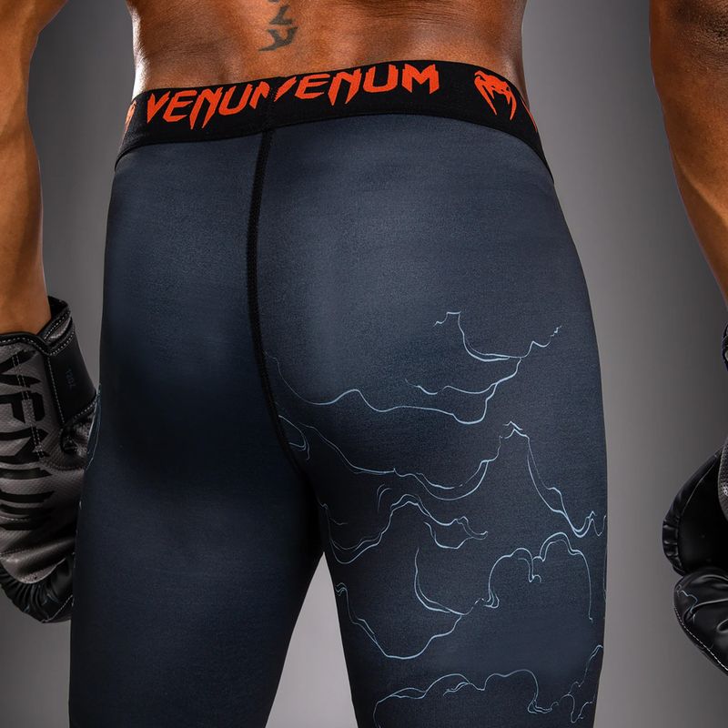 Pantaloncini da allenamento uomo Venum Thunder Dragon Vale Tudo Black/Grey/Copper 9
