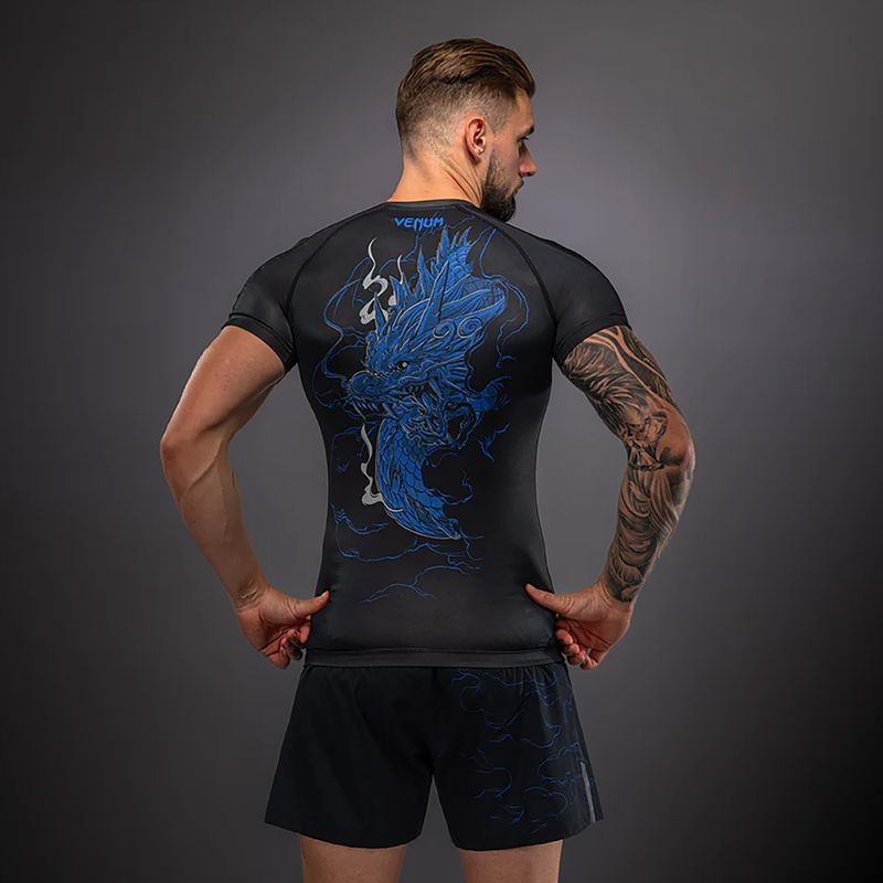 Rashguard Venum Thunder Dragon black/royal blue 2