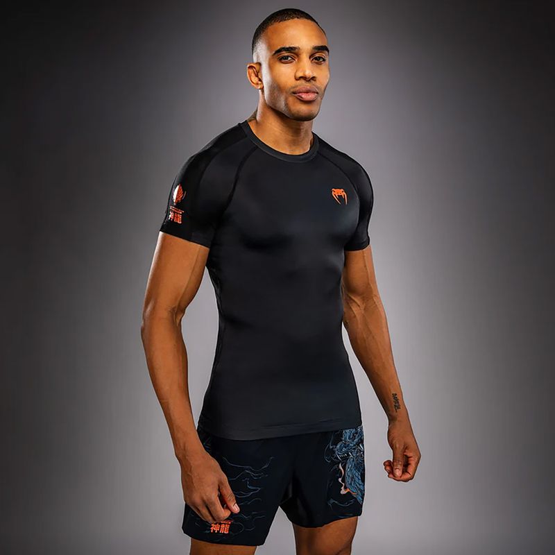 Rashguard Venum Thunder Dragon black/grey/copper 3