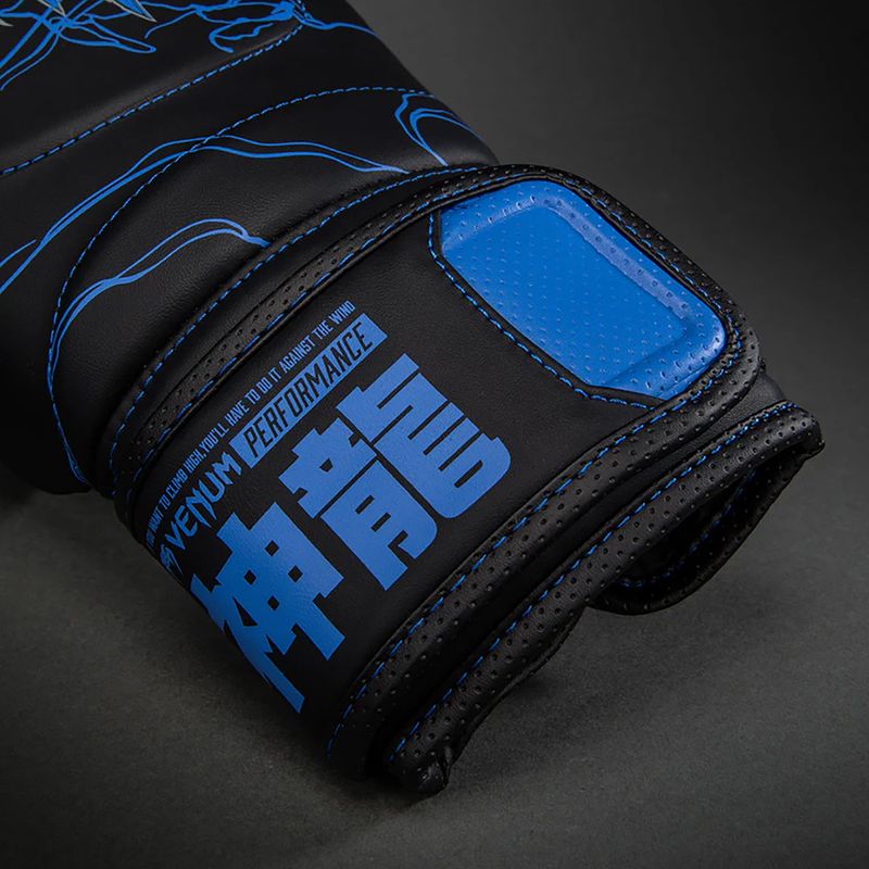 Guantoni da boxe Venum Thunder Dragon Boxing black/royal blue 3