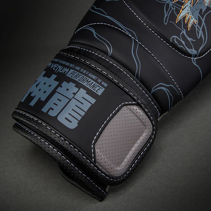 Guantoni da boxe Venum Thunder Dragon Boxing black/grey/copper 3