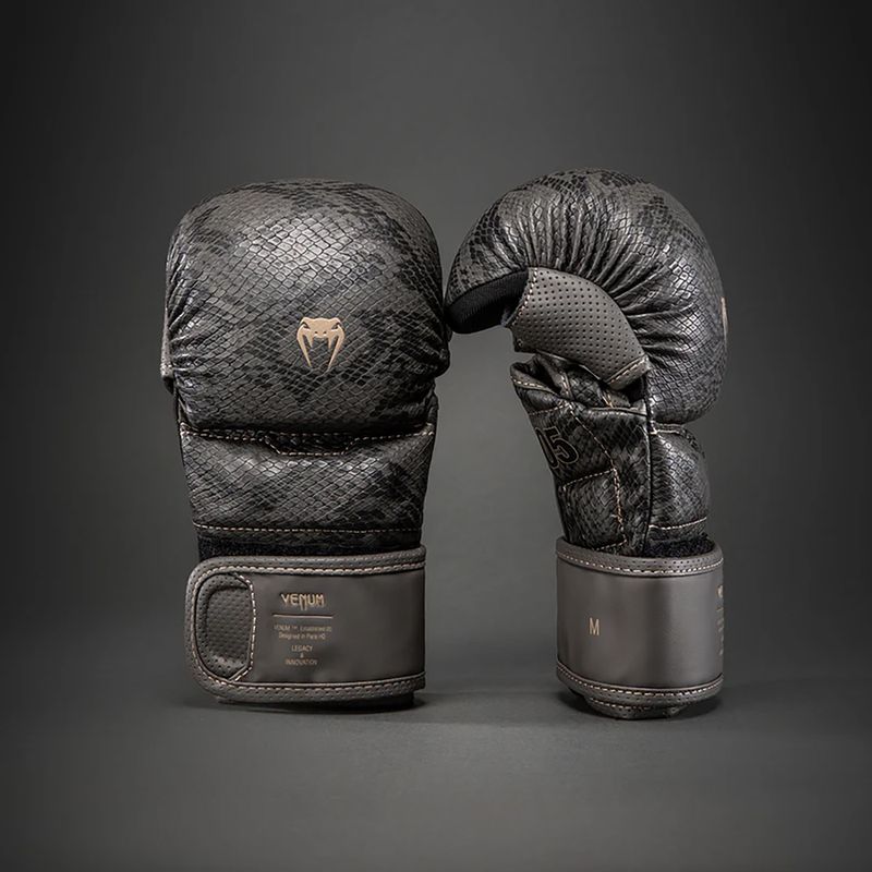 Guantoni da allenamento Venum Impact Evo Scales MMA Sparring dark grey 2