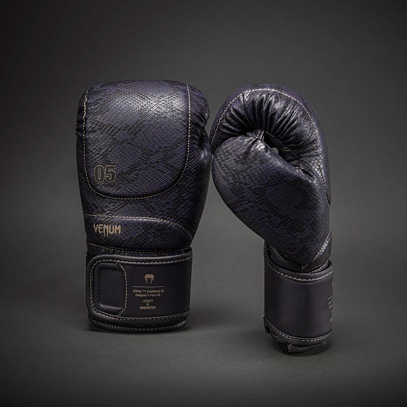 Guantoni da boxe Venum Impact Evo Scales Boxing dark purple 2