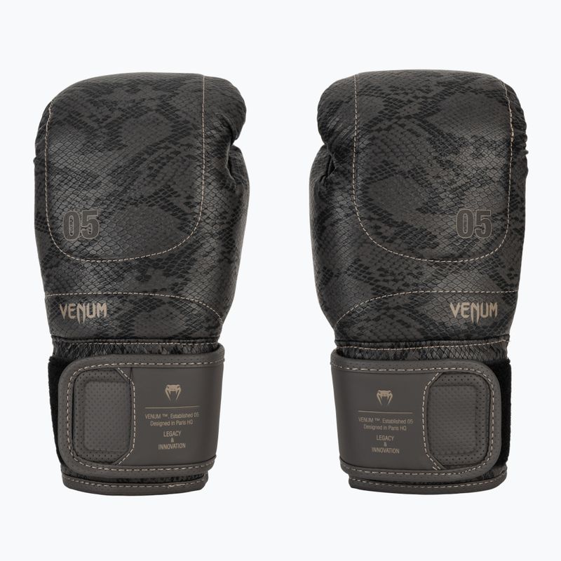 Guantoni da boxe Venum Impact Evo Scales Boxing dark grey 2