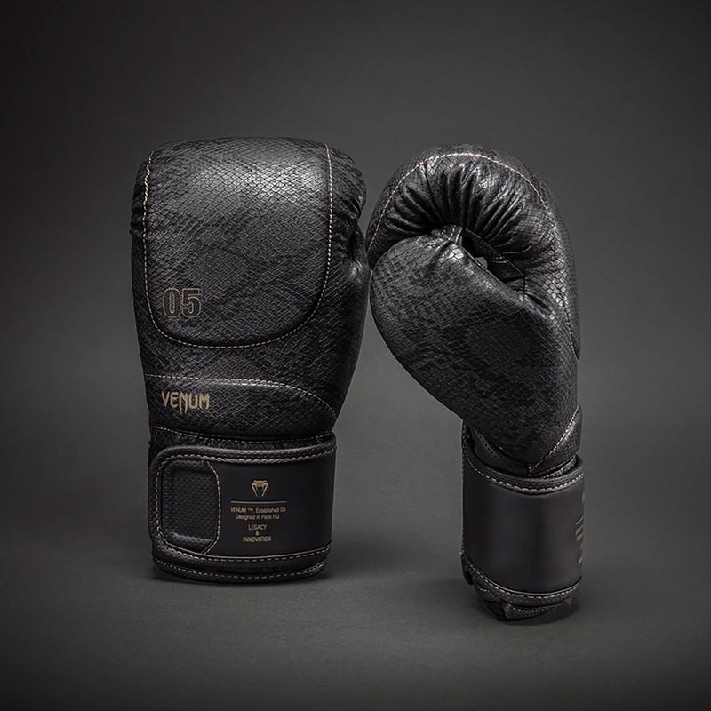 Guantoni da boxe Venum Impact Evo Scales Boxing dark grey 2