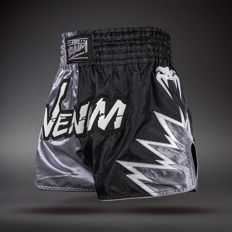 Pantaloncini da allenamento Venum Inferno 2.0 Muay Thai Grey / Black 3