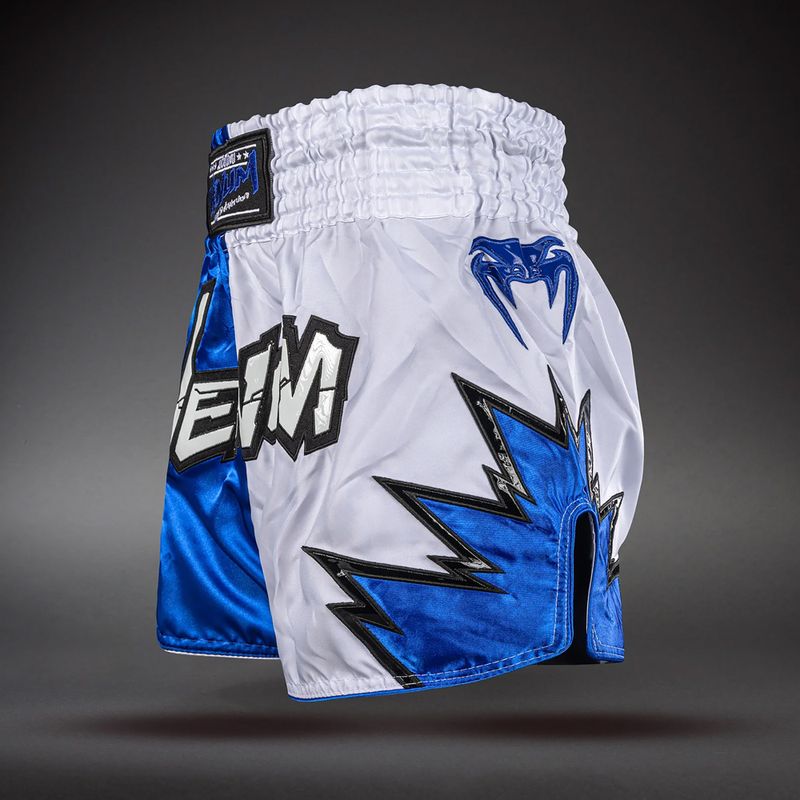 Pantaloncini da allenamento Venum Inferno 2.0 Muay Thai white/blue 3