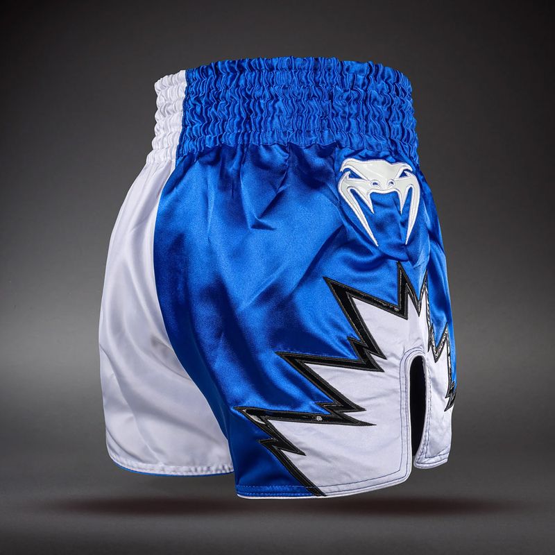 Pantaloncini da allenamento Venum Inferno 2.0 Muay Thai white/blue 4