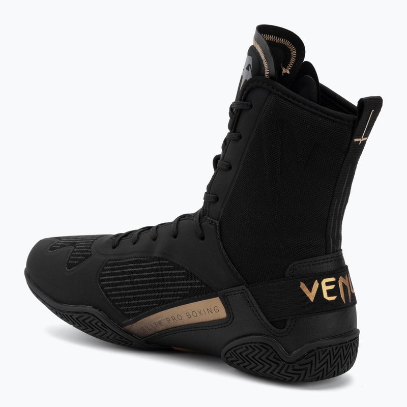 Scarpe da boxe Venum Elite Neo Boxing black/gold 3