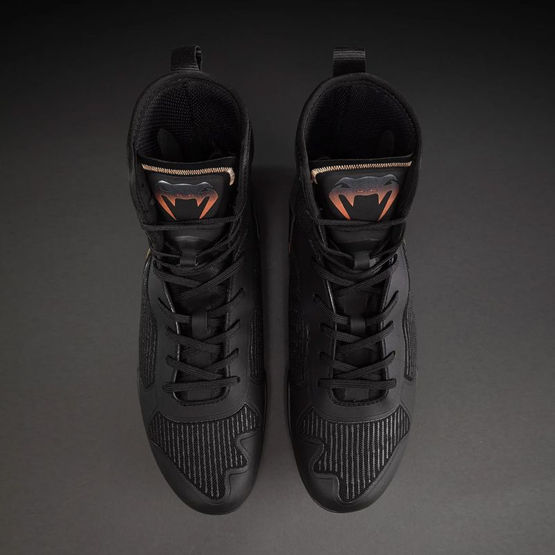 Scarpe da boxe Venum Elite Neo Boxing black/gold 2
