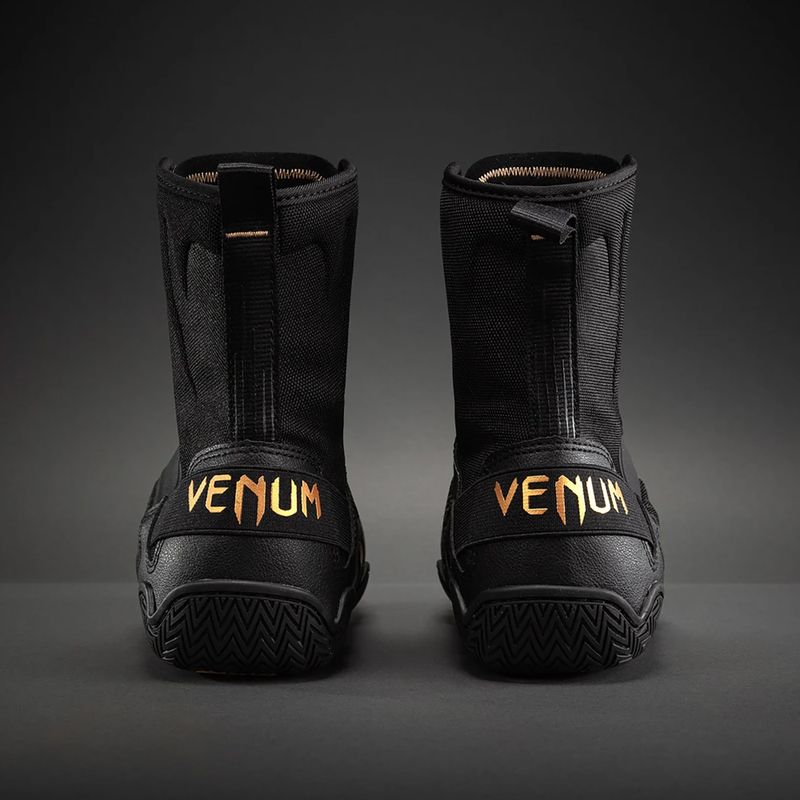 Scarpe da boxe Venum Elite Neo Boxing black/gold 3