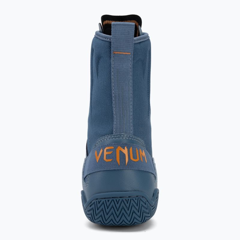 Scarpe da boxe Venum Elite Neo Boxing steel blue/orange 6