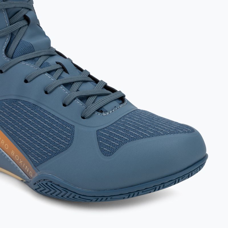 Scarpe da boxe Venum Elite Neo Boxing steel blue/orange 7