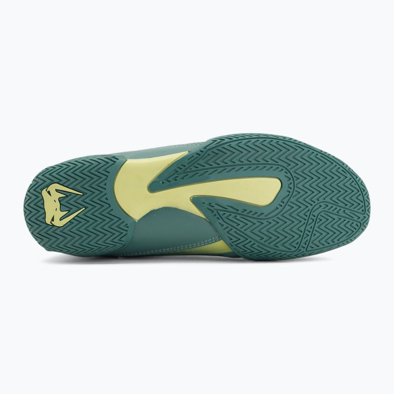Scarpe da boxe Venum Elite Neo Boxing green/neon yellow 4
