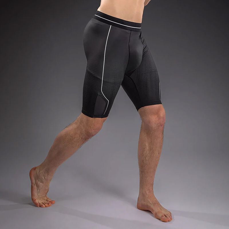 Pantaloncini da allenamento uomo Venum Stealth Vale Tudo black/white 5