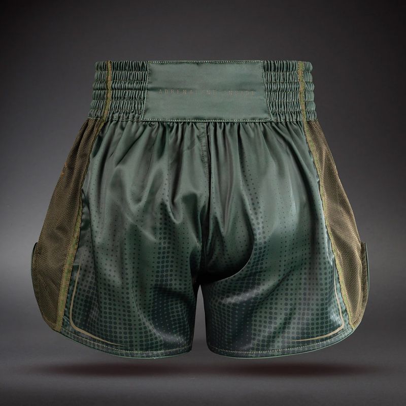 Pantaloncini da allenamento Venum Stealth Muay Thai Khaki/Dark Green 2