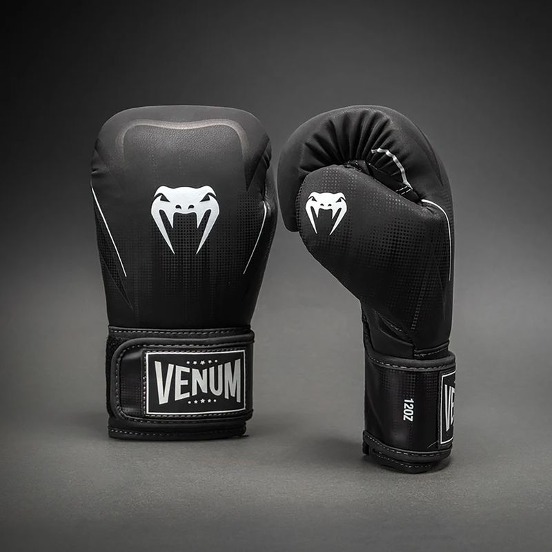 Guantoni da boxe Venum Stealth Boxing black/white 2