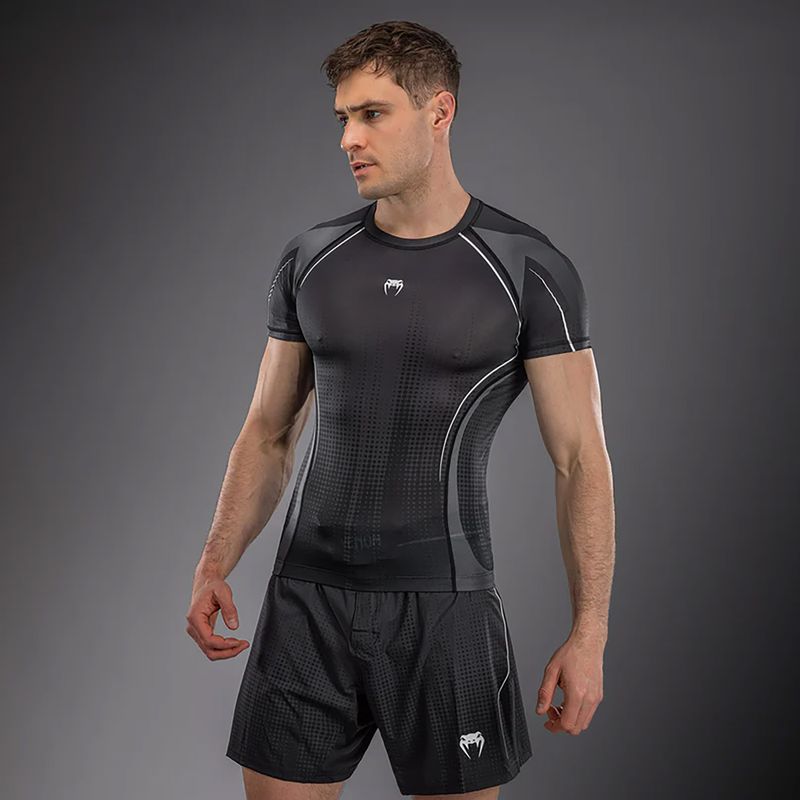 Rashguard da uomo Venum Stealth Rashguard black/white 3