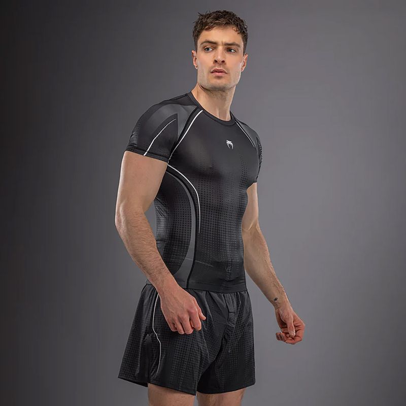 Rashguard da uomo Venum Stealth Rashguard black/white 4