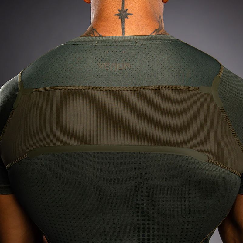 Rashguard da uomo Venum Stealth Rashguard khaki/verde scuro 6