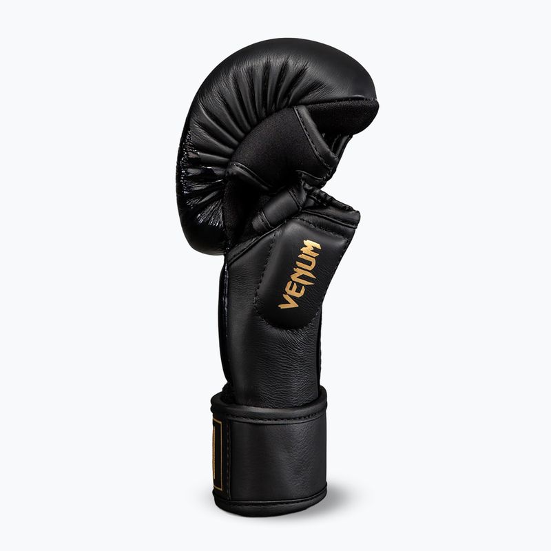 Guantoni MMA Venum Attack 2.0 Sparring Leather black/gold 3