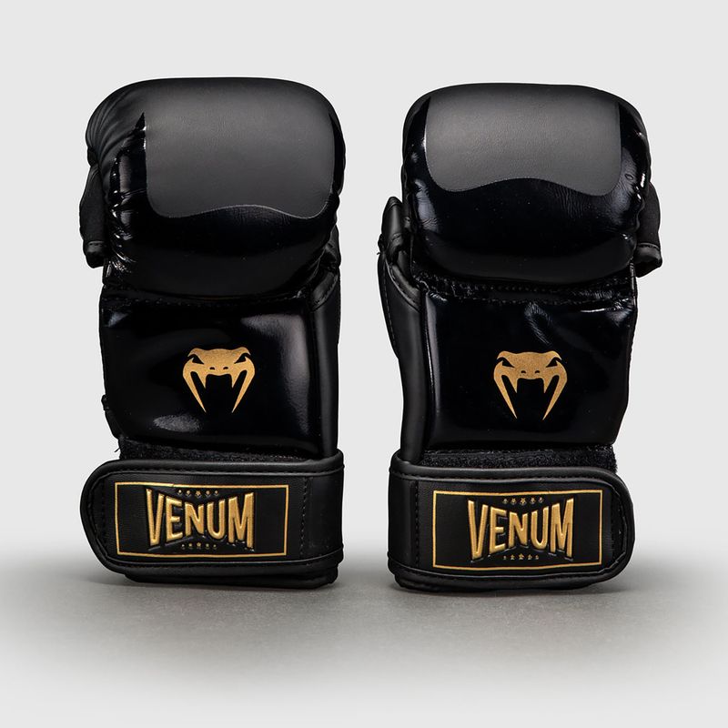 Guantoni da allenamento Venum Attack 2.0 Sparring black/gold 2