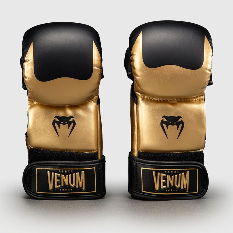 Guantoni da allenamento Venum Attack 2.0 Sparring gold/black 2