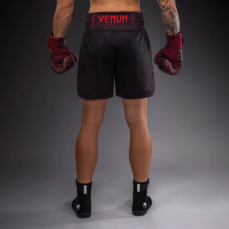 Pantaloncini da boxe da uomo Venum Spectre Boxing black/red 3