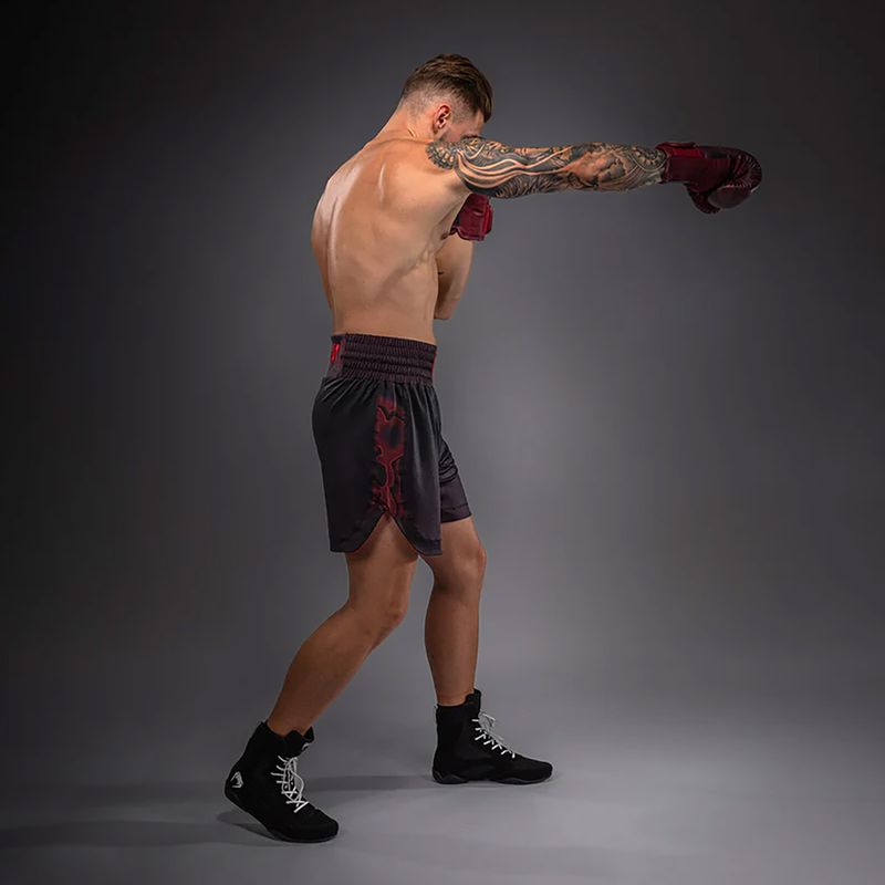 Pantaloncini da boxe da uomo Venum Spectre Boxing black/red 5
