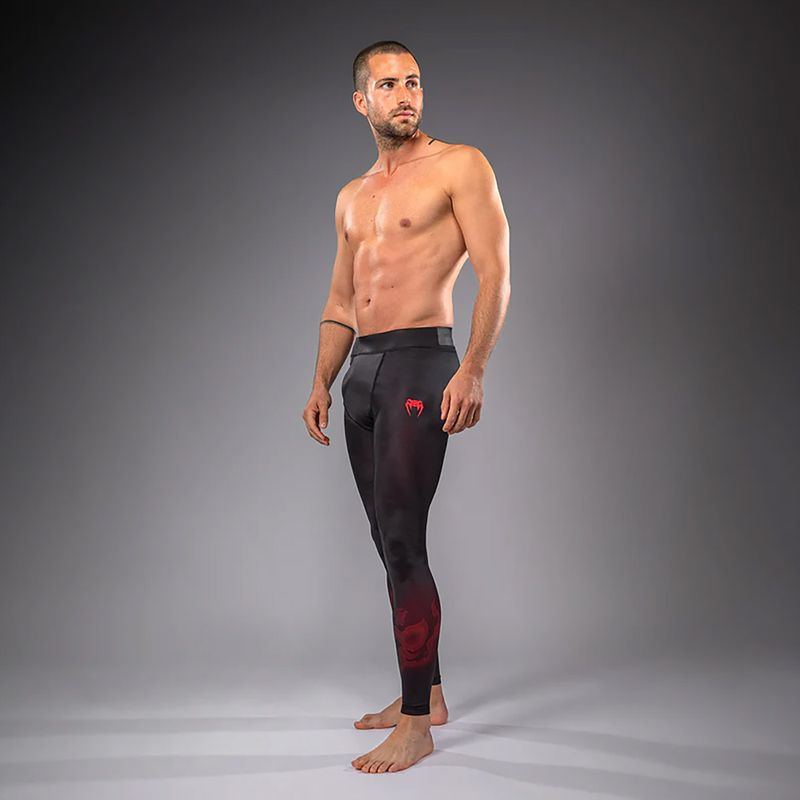 Leggings da allenamento uomo Venum Spectre Spats black/red 2
