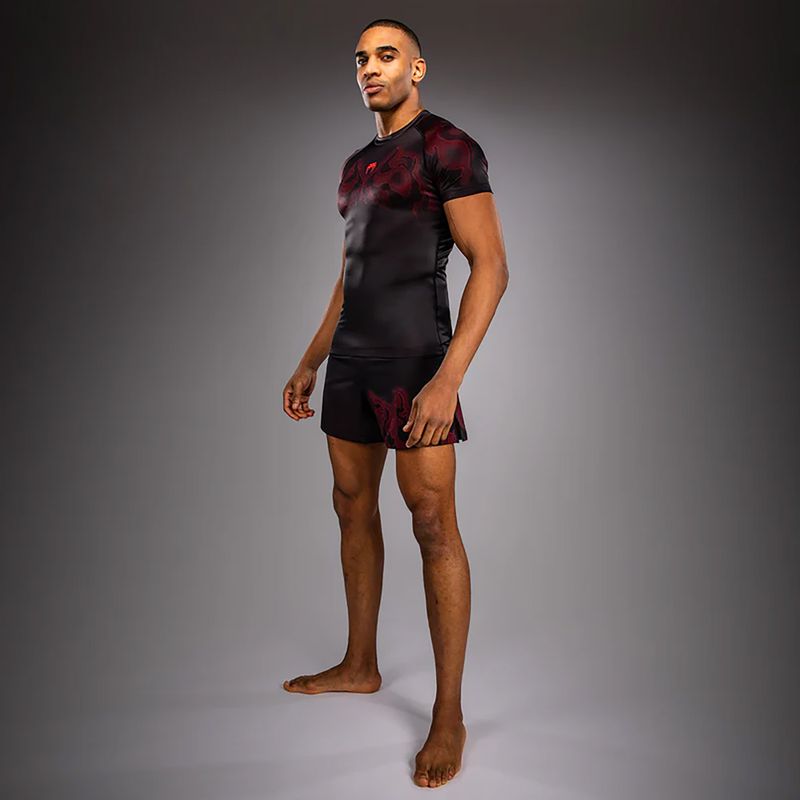 Rashguard da uomo Venum Spectre nero/rosso 2